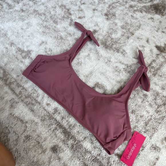 Xhilaration Purple Dusk Bikini Swim Top Sz L NWT - Picture 3 of 7